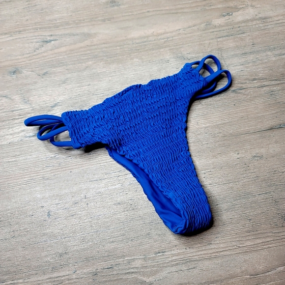 Other - Blue Textured Bikini Bottom. Perfect Condition!